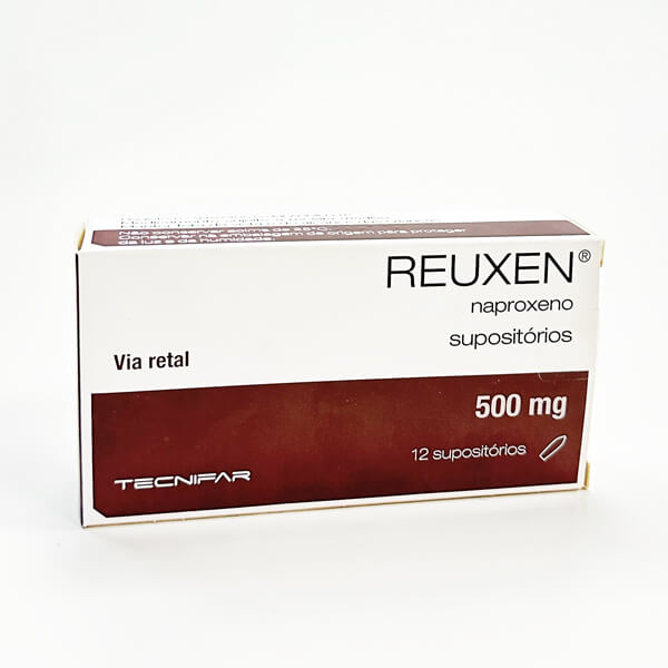 REUXEN - 12 Supositórios 500 mg